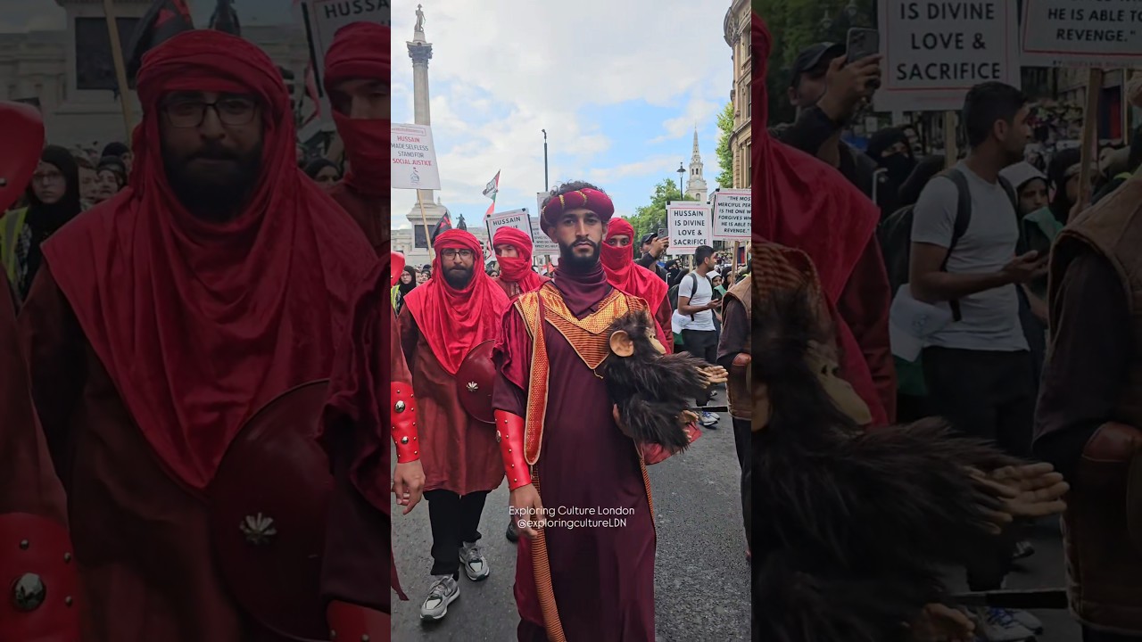 Ashura procession in central London