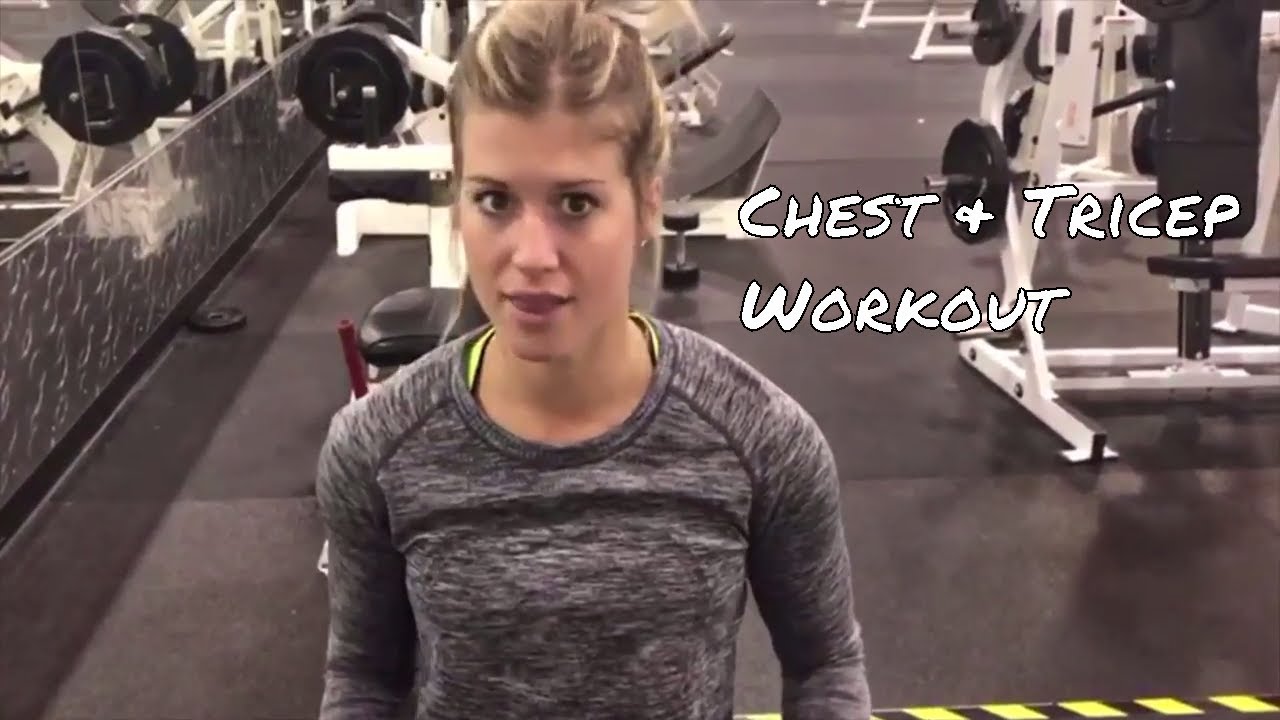 Complete Chest and Tricep Workout For Women | 2017