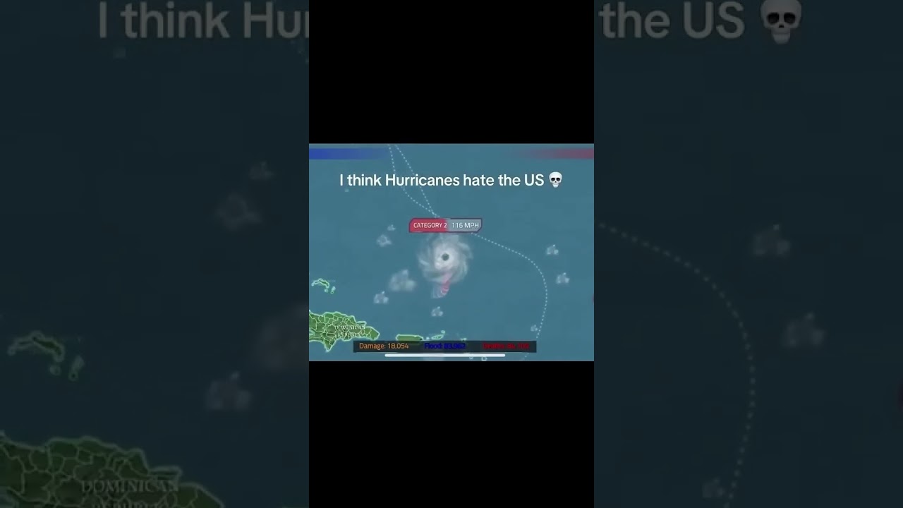 I think hurricanes hate the US 💀