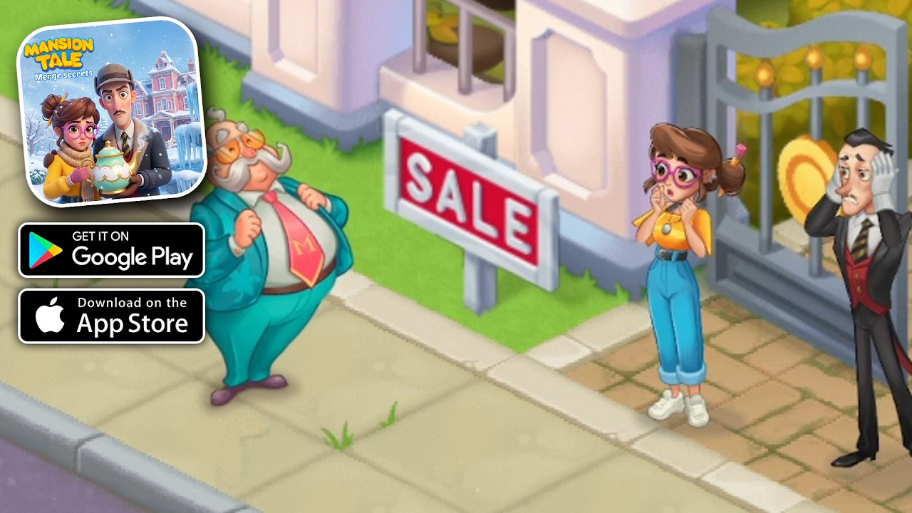 Mansion Tale: Merge Secrets - Gameplay Walkthrough 2 (Android, iOS, PC)