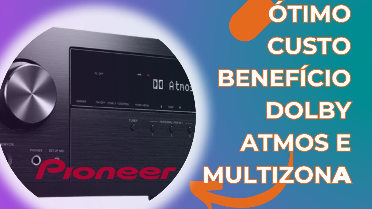 Cinema em casa Pioneer VSX 935 - Zona 2 áudio e vídeo, Dolby atmos e DTS X !!!