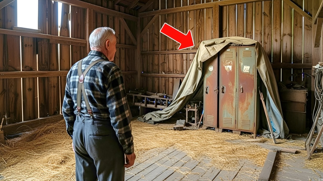 An Elderly Man Found a Rusty Locker in His Barn — What Was Inside Left Him in Tears
