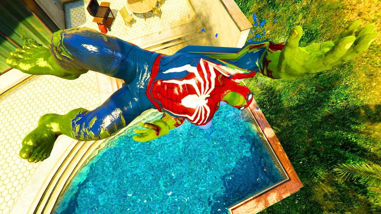 GTA V - Ragdolls And Fails Compilation V.88 (SpiderHulk Water Fails)