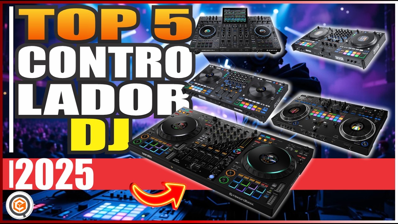 5 Melhores Controladores DJ Profissionais de 2025 - Análise completa e Atualizada!