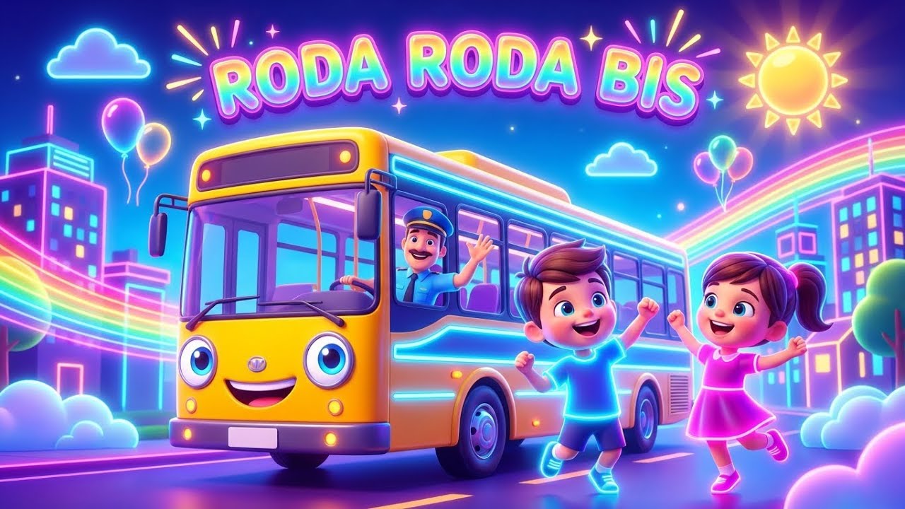 Roda Roda Bis Berputar 🚍 | Lagu Anak Anak | Animasi 3D Lucu untuk Anak-anak #animasi #laguanak