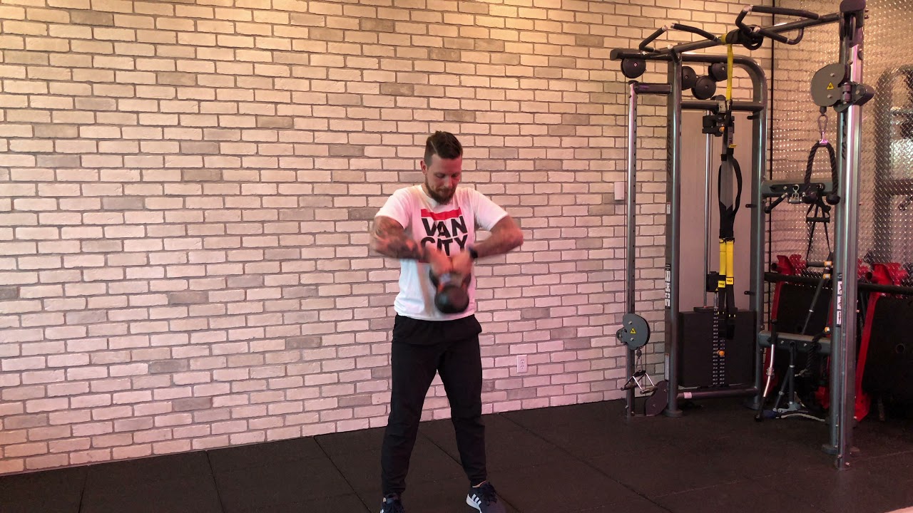 Kettlebell Two Handed Clean Tutorial