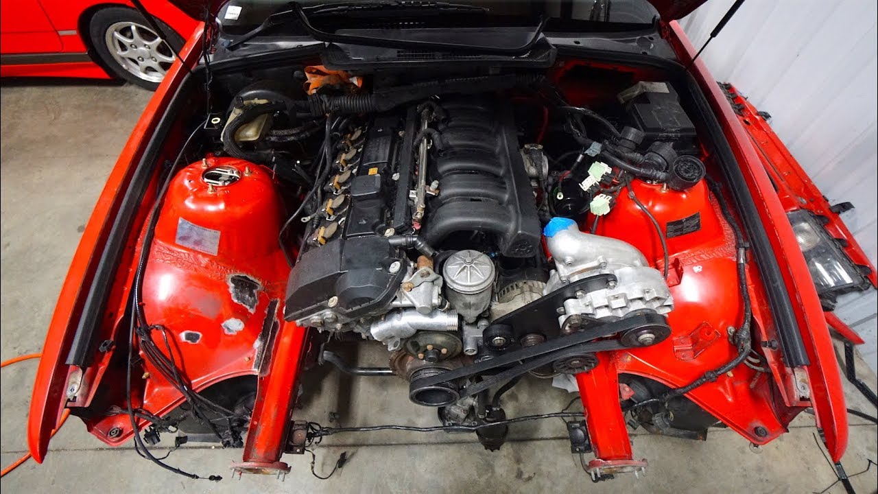 E36 GETS ITS NEW DRIVETRAIN!!