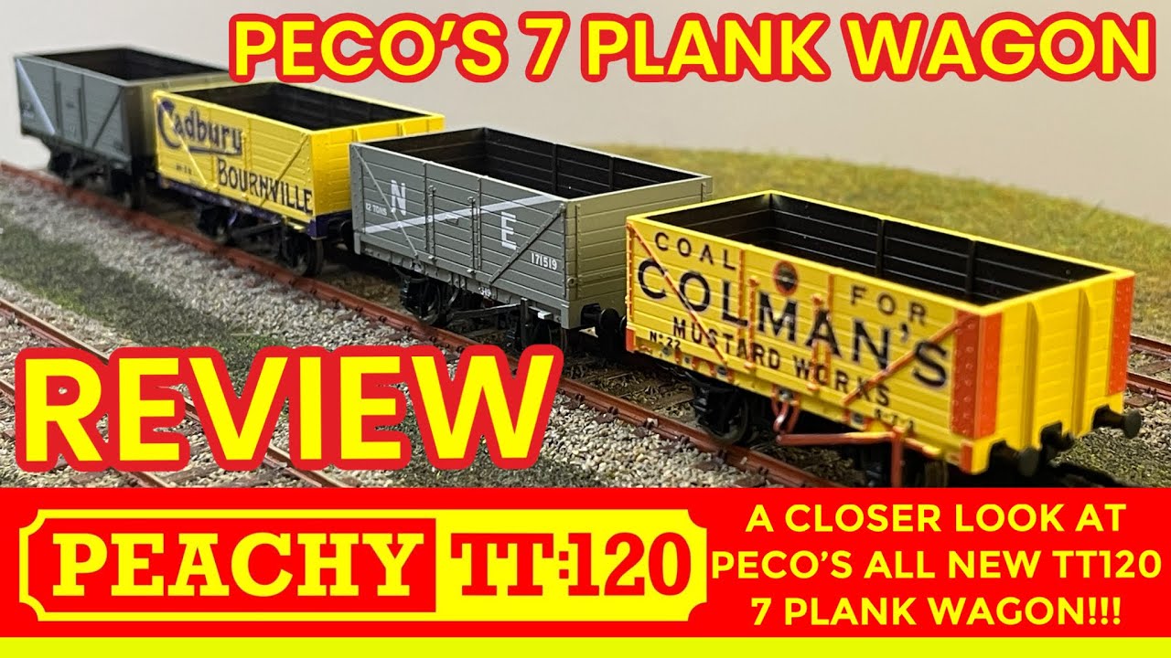 Peco 7 plank wagons @PECOModelRailwaysTV