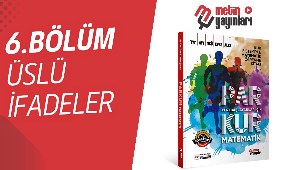 6.BÖLÜM:ÜSLÜ İFADELER 1.KUR sayfa (105-108)