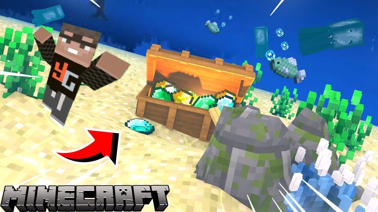 I FOUND A SECRET CHEST IN OCEAN | MINECRAFT GAMEPLAY #6