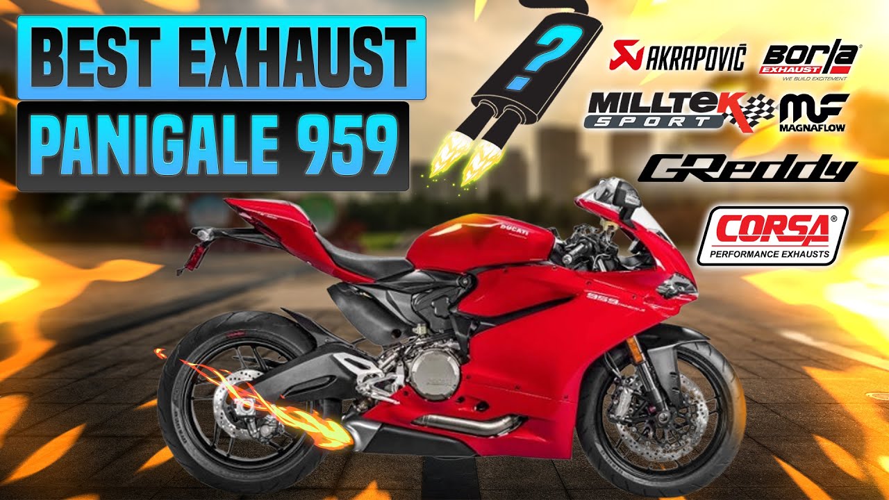 Ducati Panigale 959 Exhaust Sound🔥Akrapovic,Arrow,AR,Competition Werkes,SC Project,Termignoni,Toce