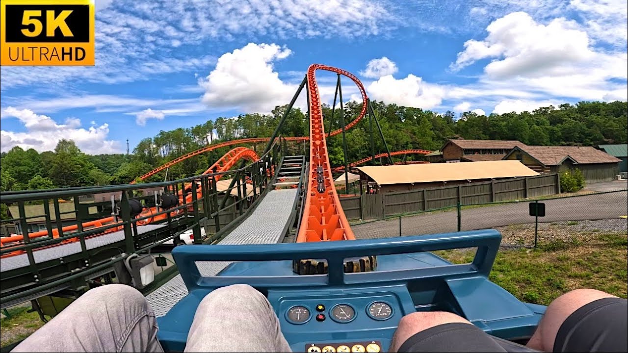 Big Bear Mountain POV 5K SCENIC Family Coaster! Dollywood, TN