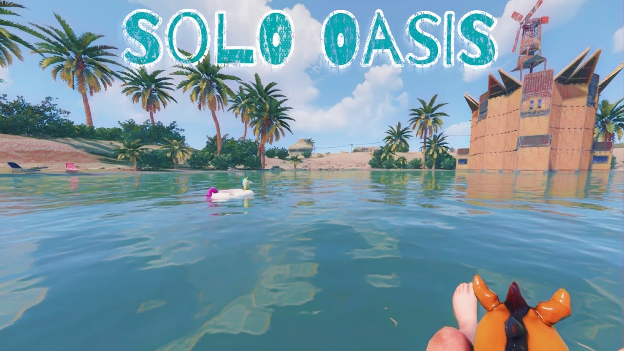 Living 12hrs in a SOLO Oasis - RUST