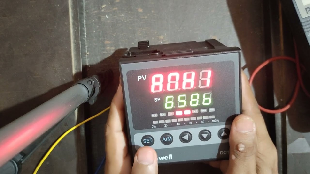 PID CONTROLLER PROGRAMING HONEYWELL DC 1040 part 4