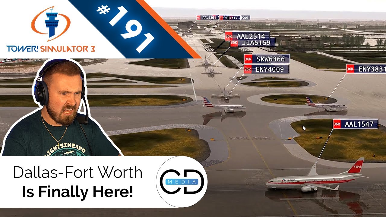 Dallas-Fort Worth Is Finally Here! - Tower! Simulator 3, Episode 191