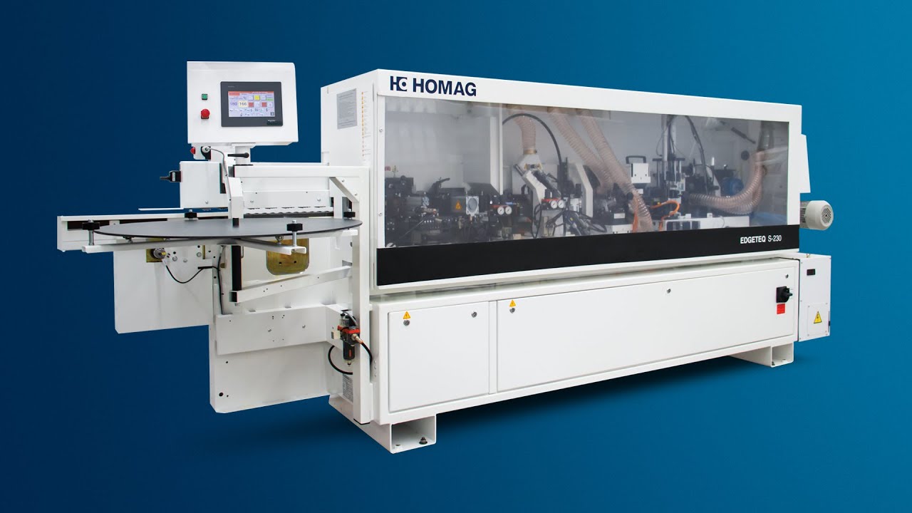 EDGETEQ S-230 - Serious entry-level Edge banding machine with strong features.