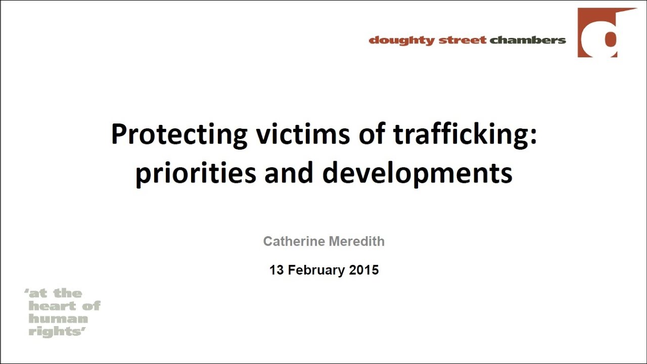 Protecting Victims of Trafficking