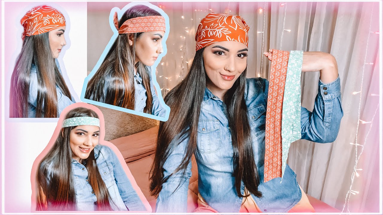 COMO FAZER BANDANA PARA CABELO | DIY