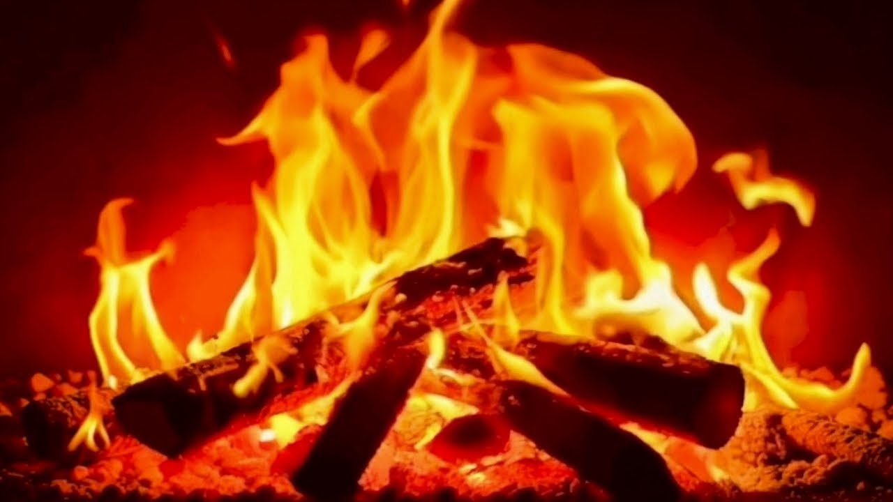 🔥Cozy 4K Fireplace – Quiet Fireplace Flames