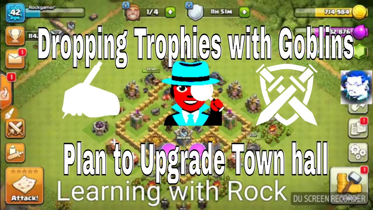 Руководство для начинающих по CoC - Maxing Town Hall 5 Faster - Бросая трофеи с гоблинами