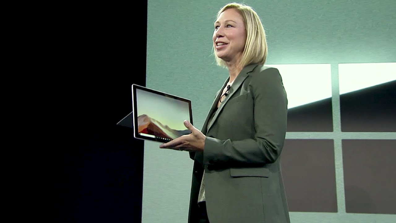 Microsoft's Surface Pro 7 full laptop reveal presentation