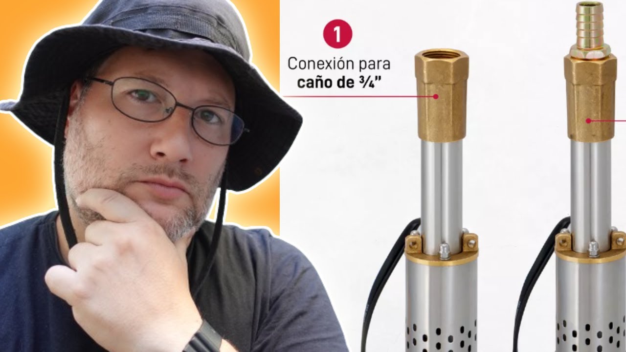 BOMBA SUMERGIBLE de pozo profundo. Funcionamiento.
