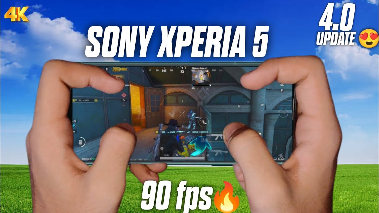 SONY XPERIA 5 HANDCAM 😍 |SUPER SMOOTH 90 FPS 🔥 | 4.0 UPDATE PUBGMOBILE 