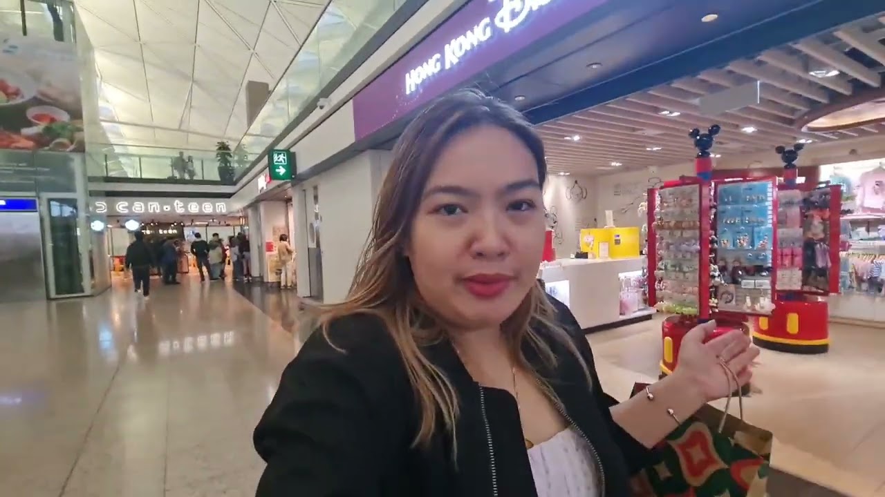 At HK AIRPORT. Bye HONG KONG!! 🇭🇰 | Returning OCTOPUS CARD, Disneyland Souvenir Shop, Pacific Coffee