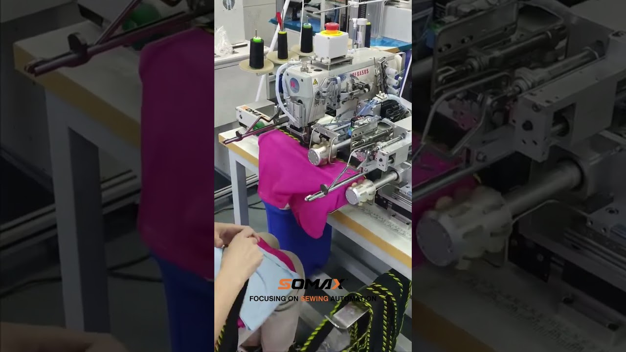 Somax outerelastic waistband attaching machine