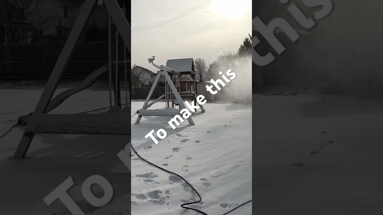 The Ultimate DIY Snow Machine For A Magical Winter #winterwonderland #DIY