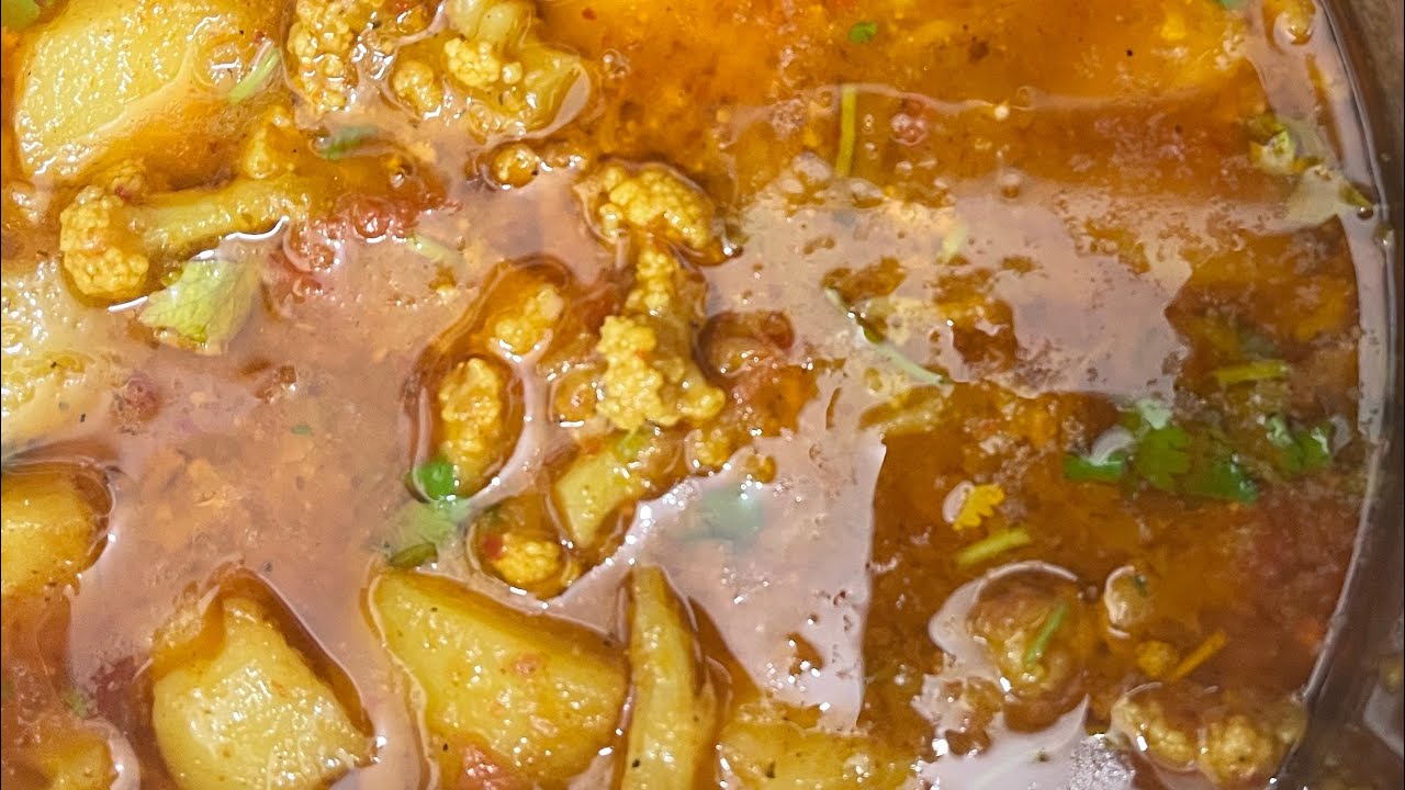 #Aalu gobhi sabji#food bilkul Assam👌👍