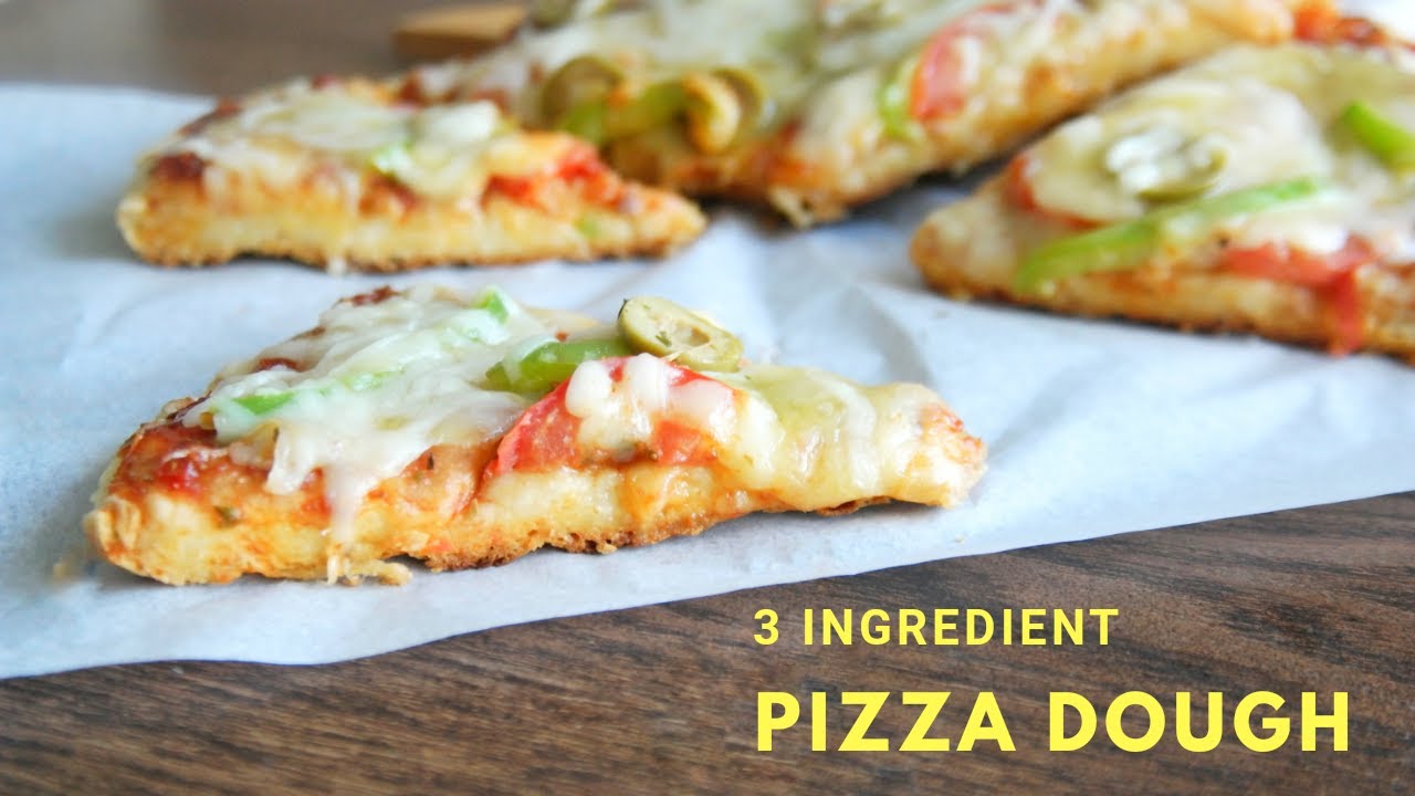 NO Oven NO Yeast 3 Ingredient Pizza Dough || Ready in just 15 minutes || Asheescookbook