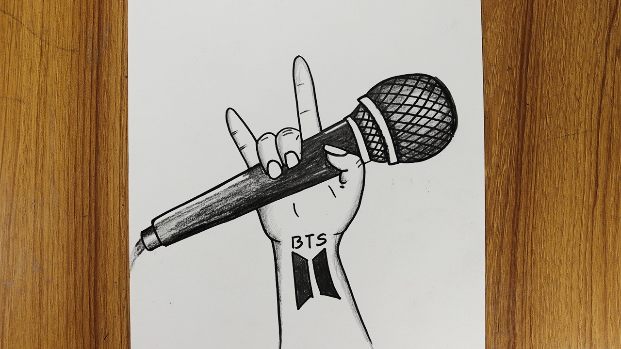BTS Drawing Step by step | Easy drawing Ideas for beginners