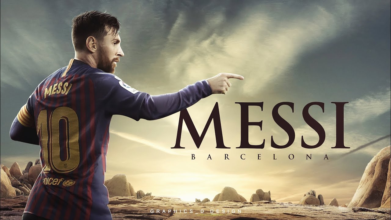 Photoshop Tutorial - Football Poster Desing Tutorial - Leo Messi - GraphicsD Design
