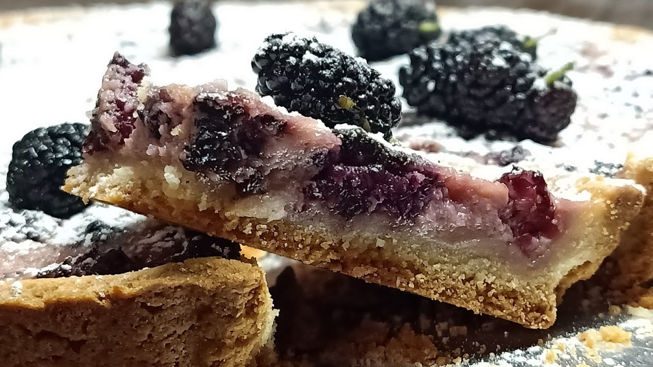 تارت التوت بنة فوووررر 🥰  Tarte aux mûres