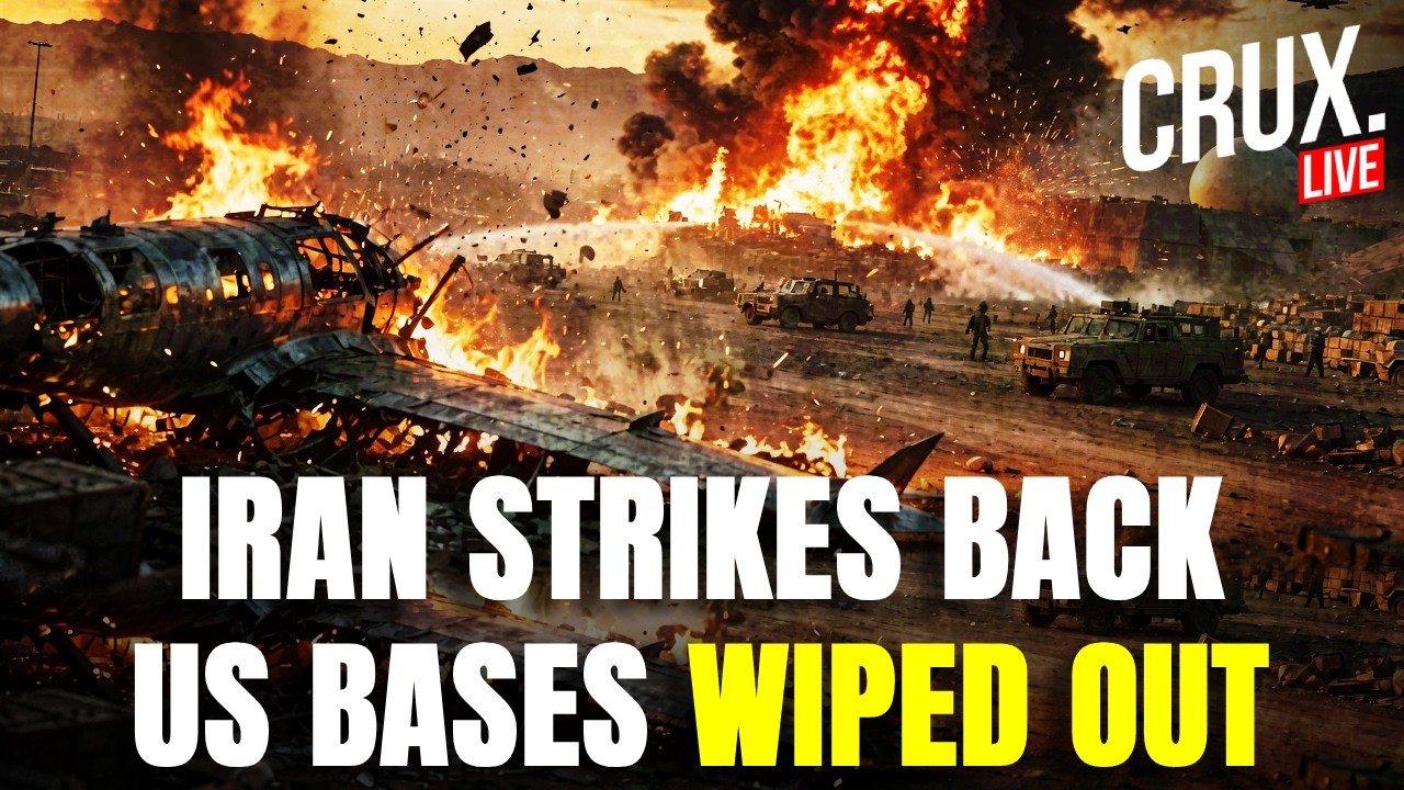 US IRAN WAR LIVE | IRGC Fires Ballistic Missiles At Bases In Bahrain, Kuwait, Jordan | Gulf Crisis