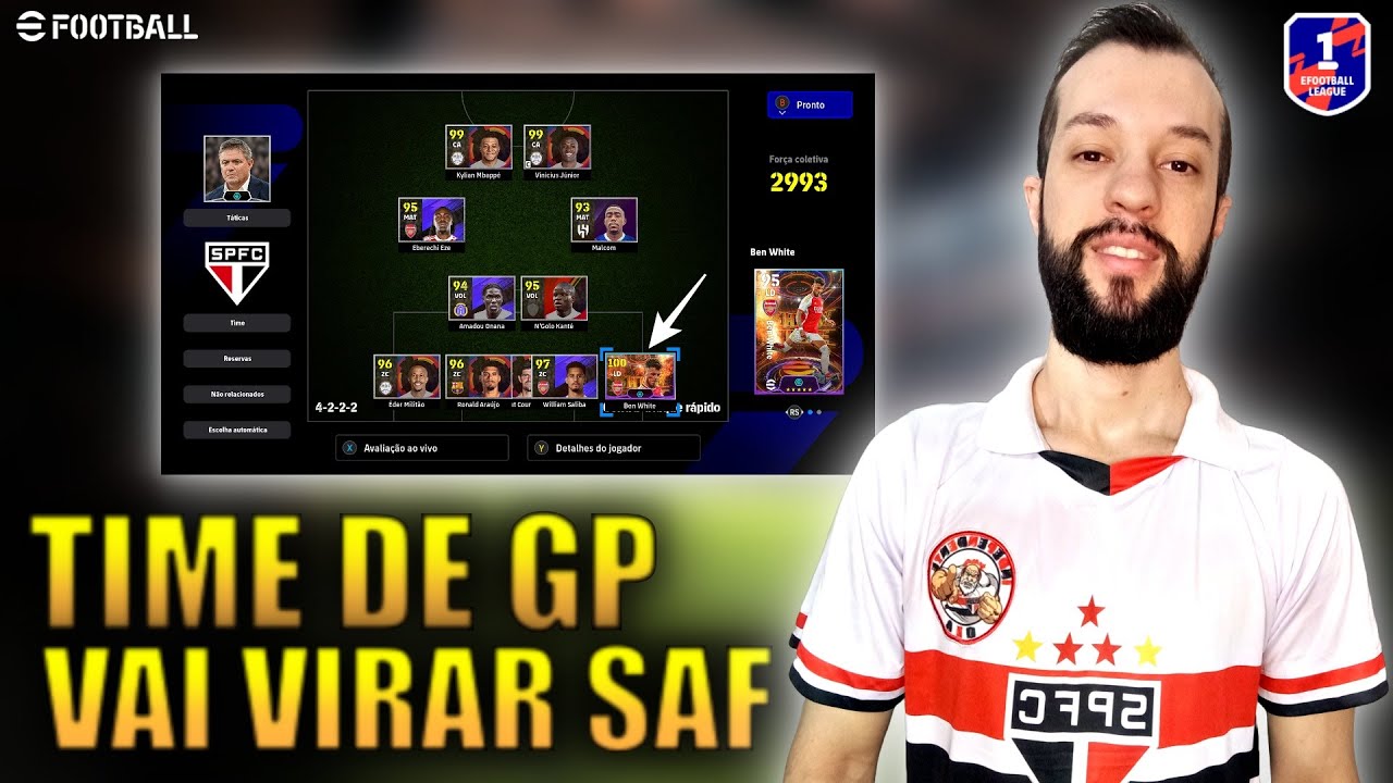 RUMO AO TOPO DO MUNDO COM A SAF/ eFOOTBALL
