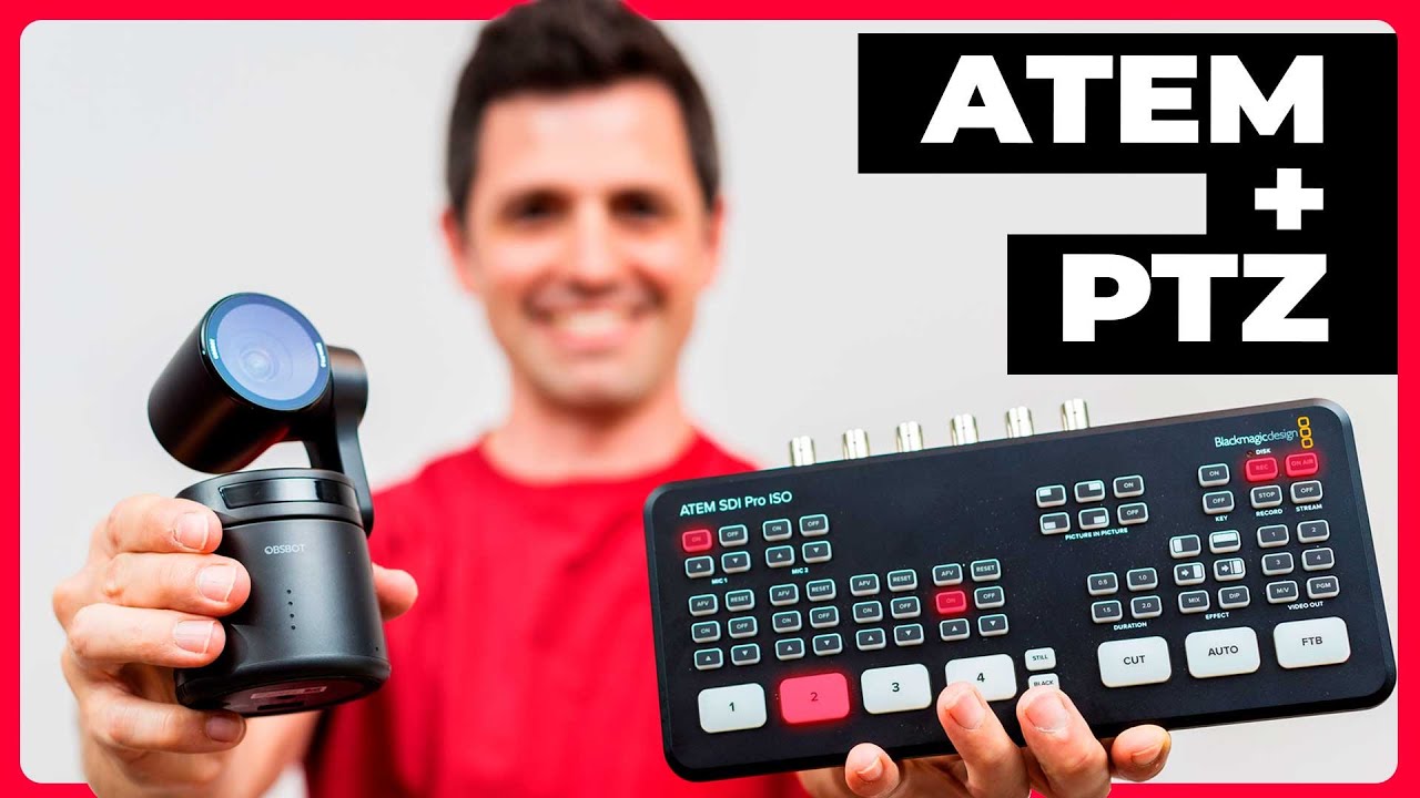 📌 ATEM Mini + PTZ OBSBOT tail air [ Transmisión con Switcher MULTICÁMARA - Prime Day Deals