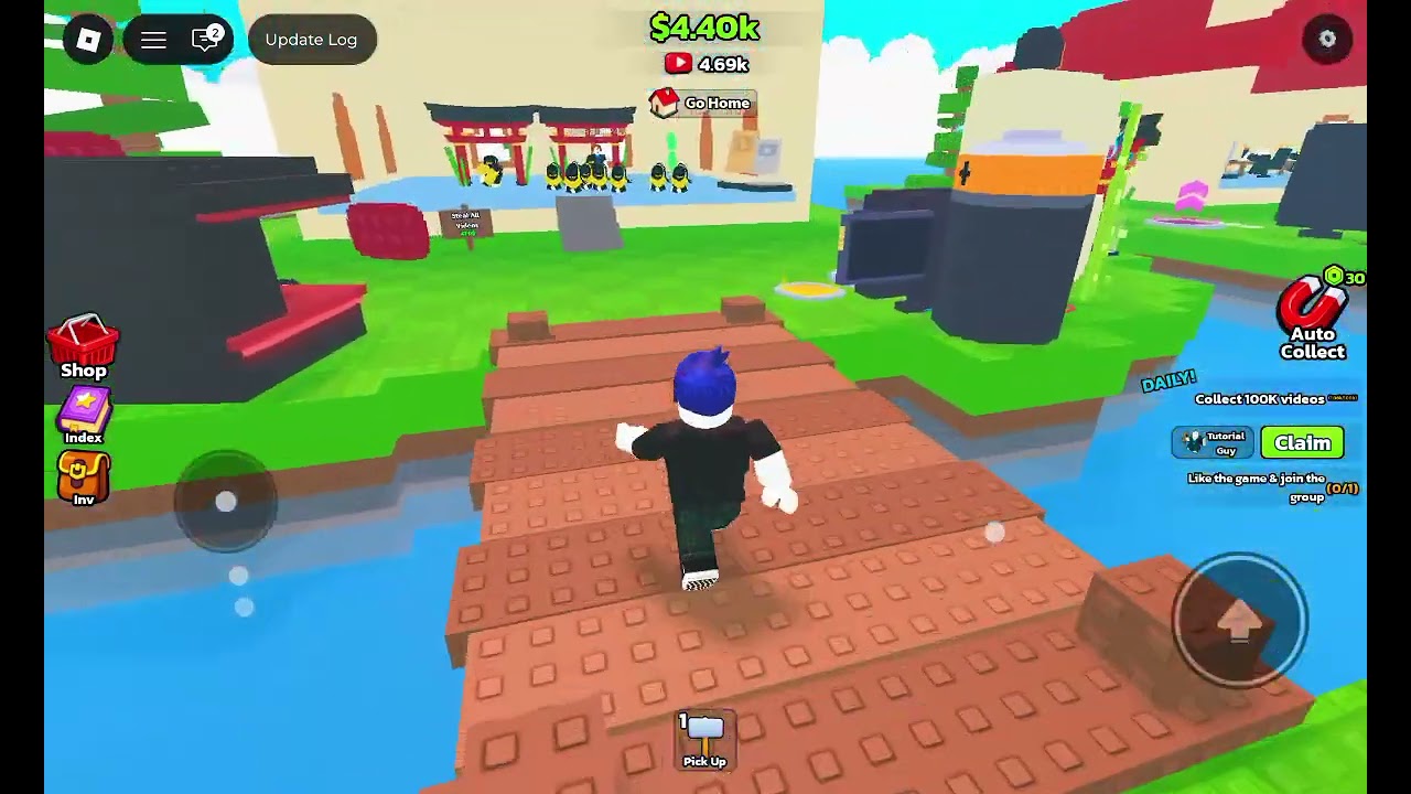Playing this game at Roblox.