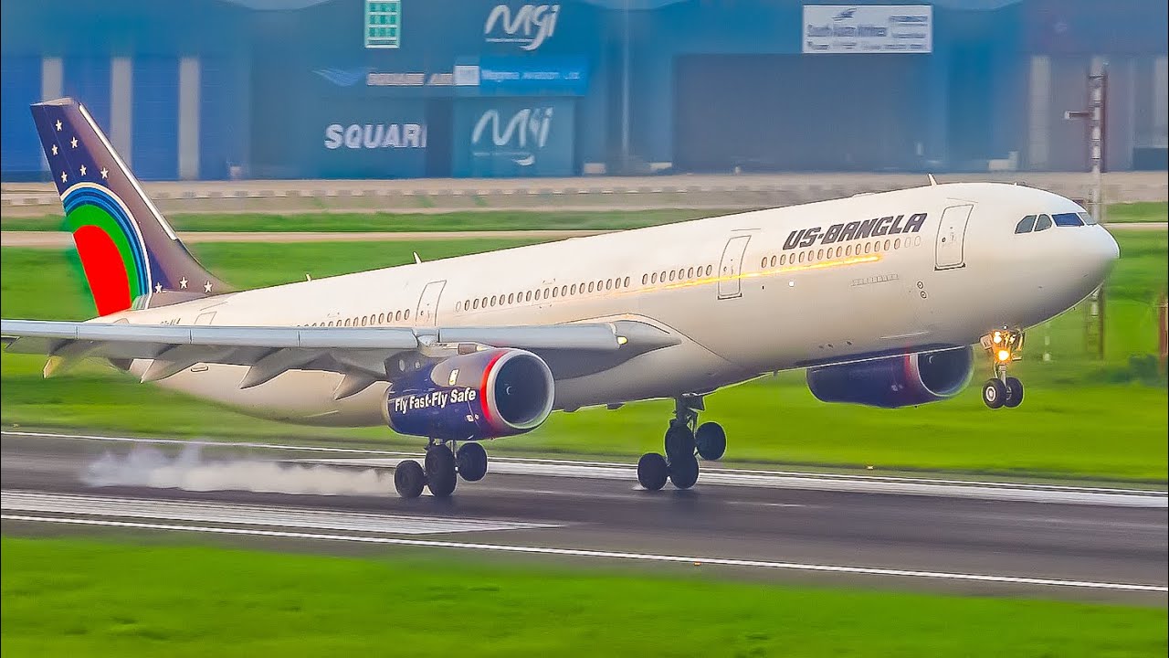 🇧🇩✈️ 20 Minutes DHAKA Plane Spotting | Hazrat Shahjalal Airport (DAC/VGHS)