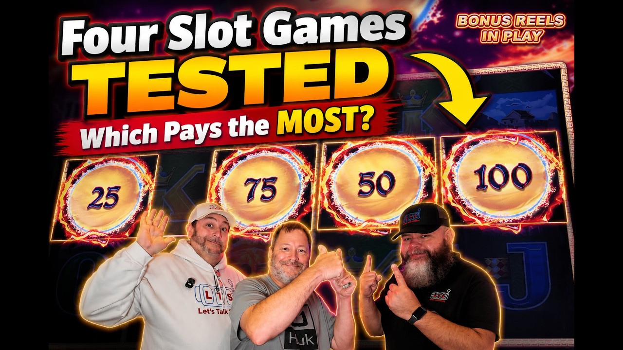 Four Slot Games TESTED - Which Pays the MOST?