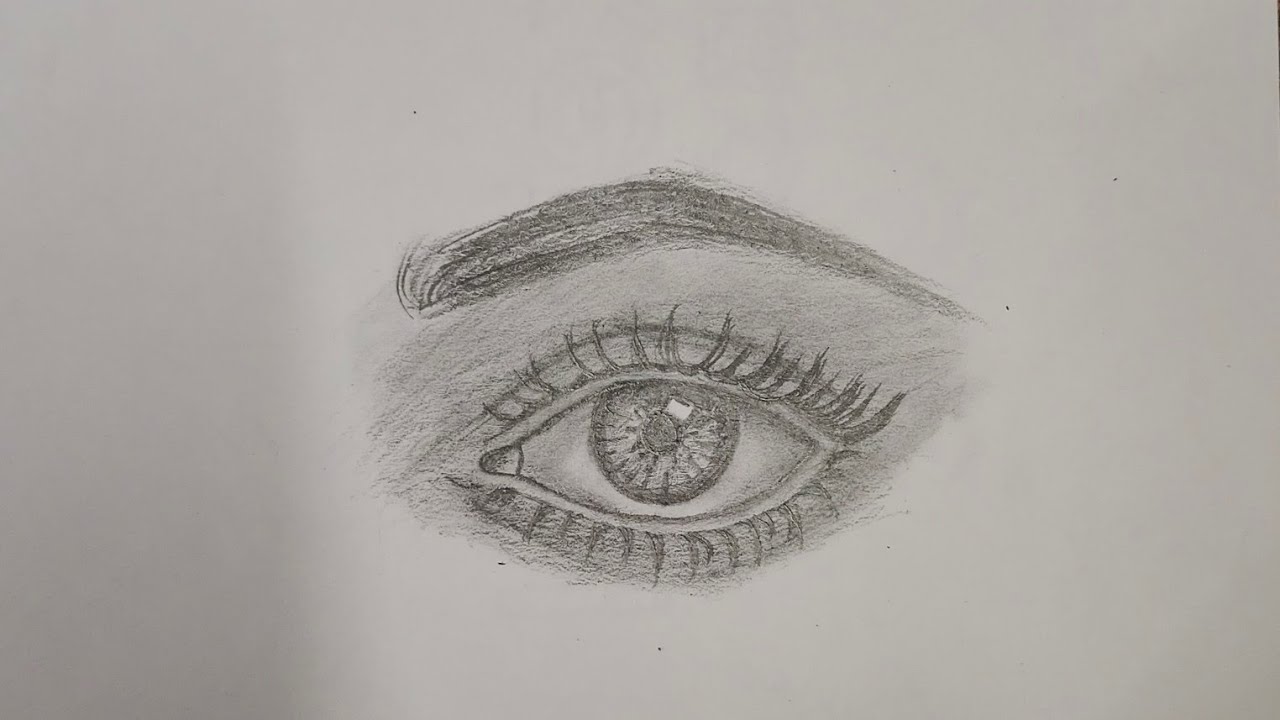How to Draw a Realistic Eye 👁️ | Pencil Sketch Step by Step #shorts#pencilsketch 