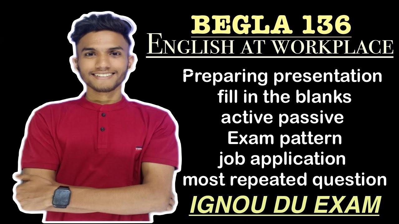 Presentation active and passive voices job application | BEGLA 136 || Important question || ENGLISH