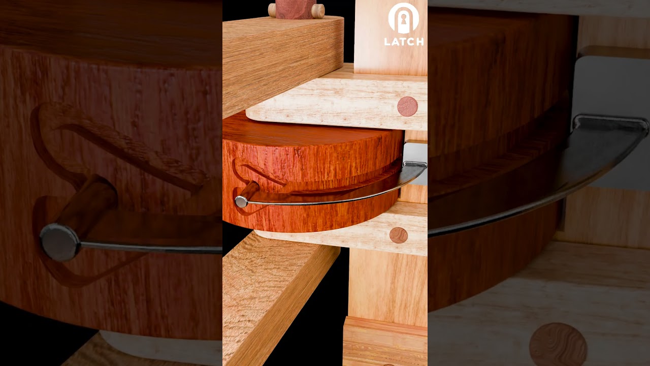 Wood Gate Hinges and PUSH LATCH Mechanisms