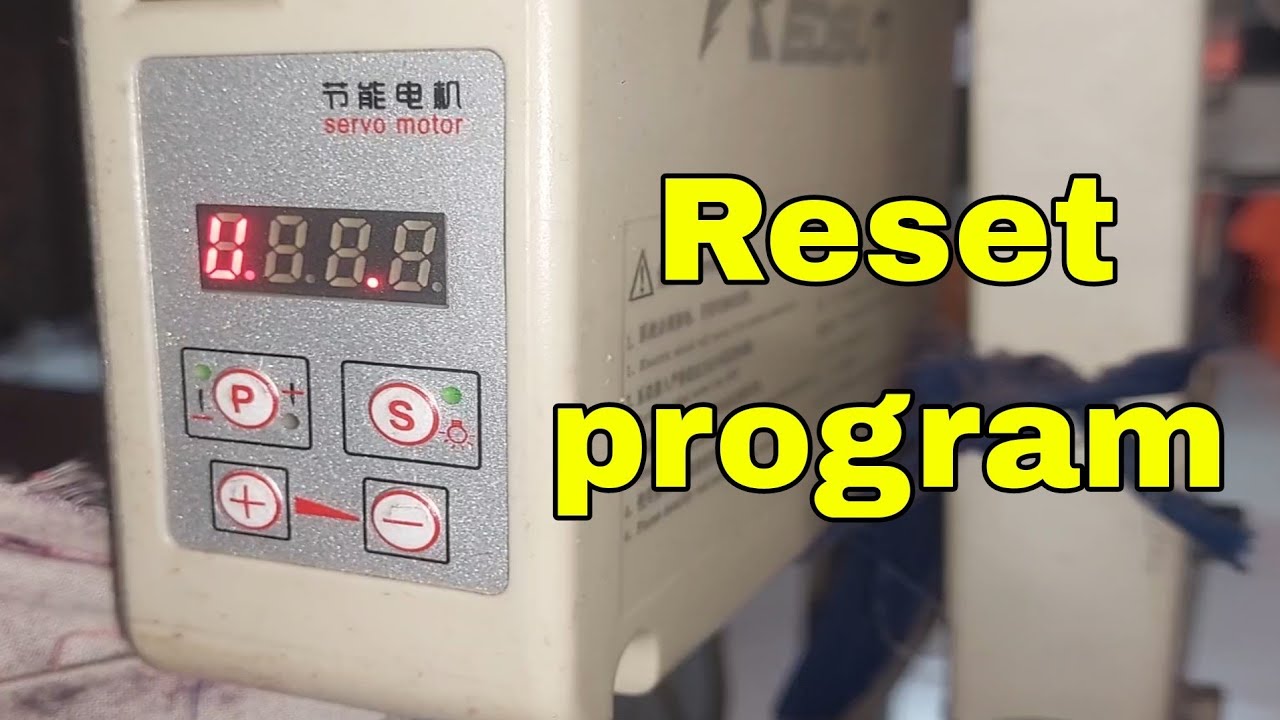 EDSUN R-9 Servo motor control box reset program