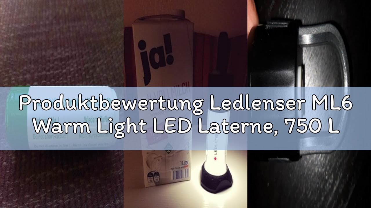 Produktbewertung Ledlenser ML6 Warm Light LED Laterne, 750 Lumen, bis zu 200h Laufzeit, aufladbar mi