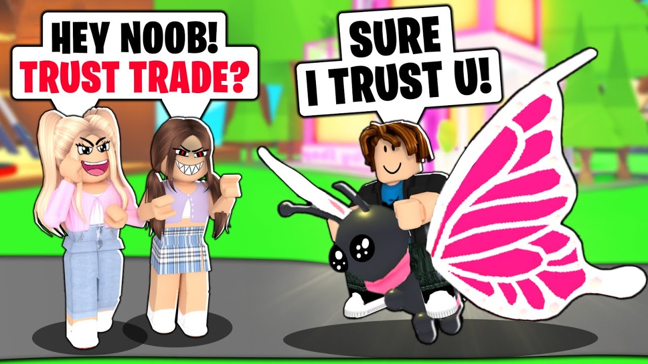 We Were RICH NOOBS With A *NEON* BUTTERFLY... They Tried To Scam Us! (Roblox Adopt Me)