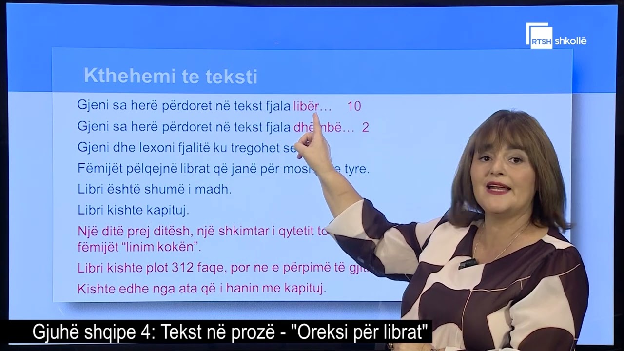 Tekst në prozë - 