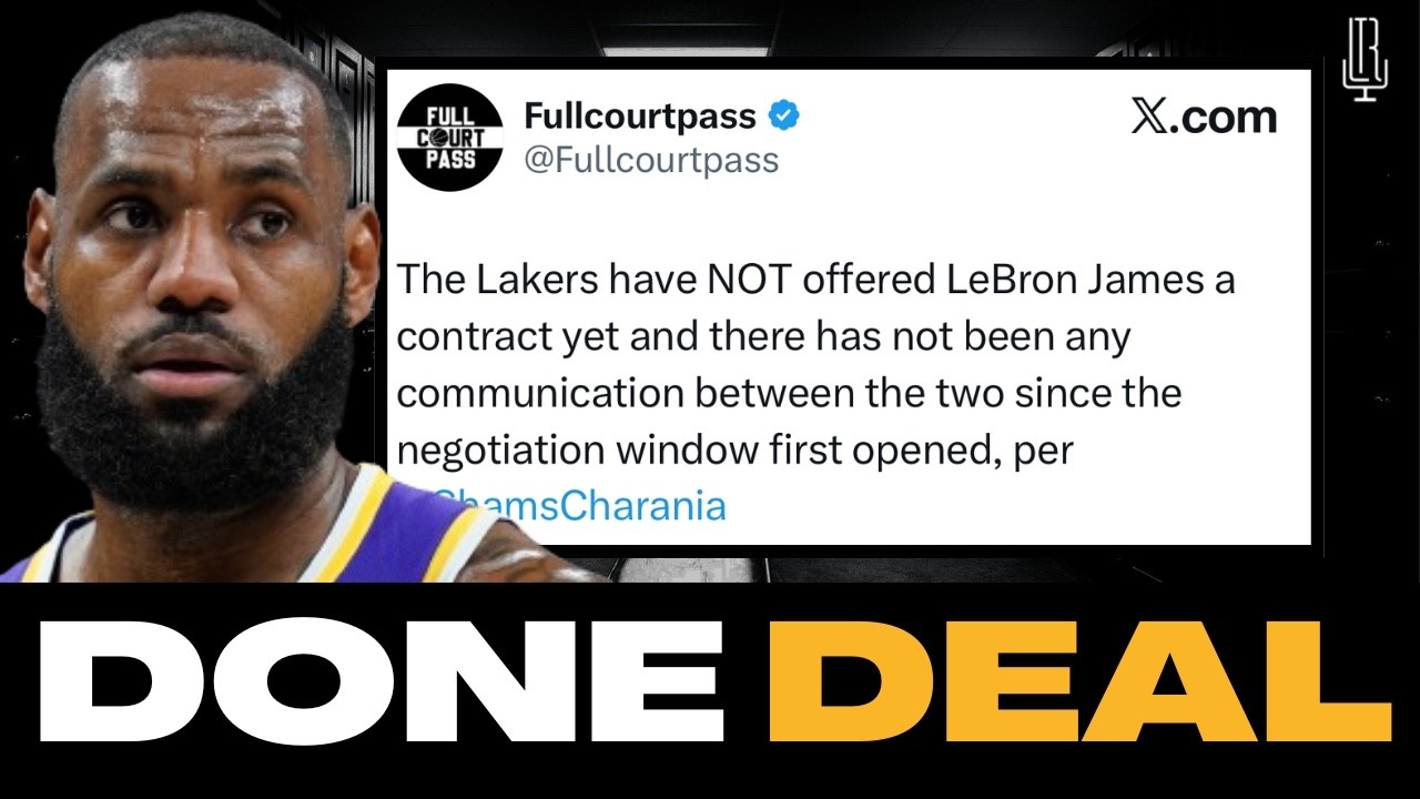 BREAKING: LEBRON JAMES IS DONE WITH THE LAKERS...