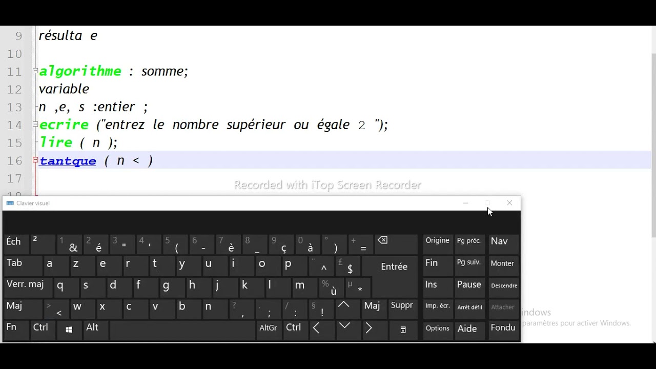 interrogatin dans algorithme - exercice 1 (darija)
